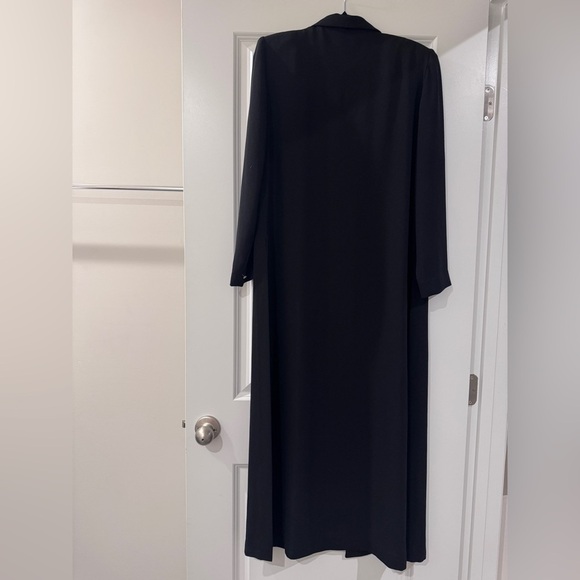 Vintage David Warren Open Front Single Button Duster Maxi Blazer - Picture 7 of 8